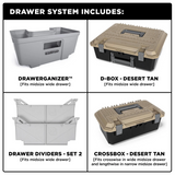 Decked Drawer System with Accessories - MJ1 Jeep Gladiator 5'3"