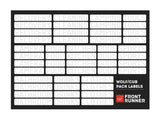 FRONT RUNNER Wolf/Cub Pack Campsite Organizing Labels