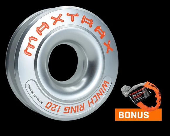 MAXTRAX Winch Ring 120 with Core Shackle
