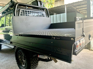 Aluminum UTE Tray Only -LC79 (With 33L Water Tank)