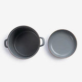 Barebones Living Enamel Stock Pot - Slate Gray