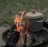 Barebones Living Enamel Stock Pot - Slate Gray