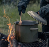 Barebones Living Enamel Stock Pot - Slate Gray