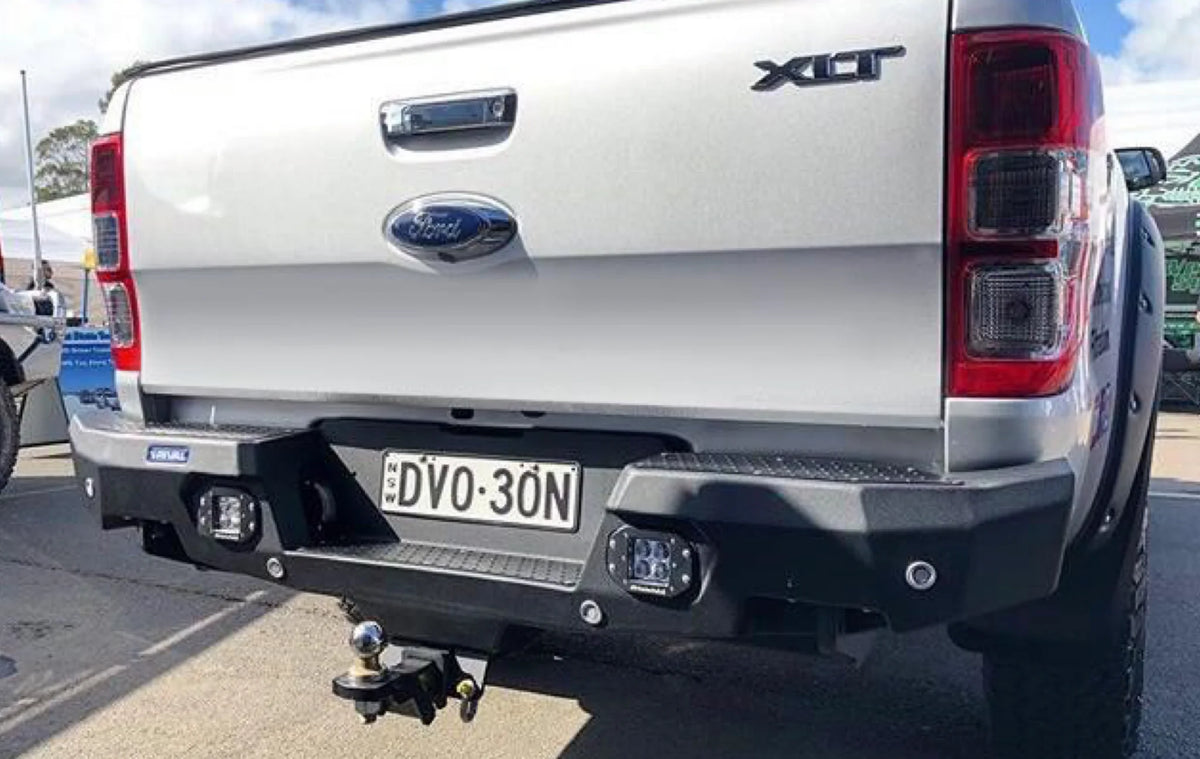 Rival 4x4 Ford Ranger 2011-2022 - Rival Aluminum Rear Bumper ...