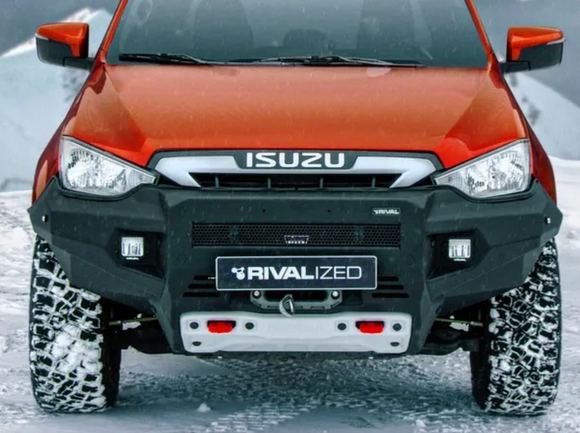 Rival Aluminum Front Bumper - Isuzu Dmax 2021+ 2D.9106.1 (with LED light)
