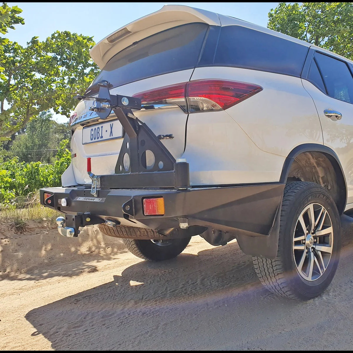 Gobi-X Toyota Fortuner 2016+ Rear Bumper with LHS Tire Carrier and RHS ...