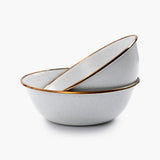 Barebones Living Enamel Bowl - set of 2