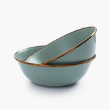 Barebones Living Enamel Bowl - set of 2