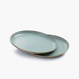 Barebones Living Enamel Deep Plate - set of 2