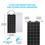 RENOGY 100 Watt 12 Volt Flexible Monocrystalline Solar Panel