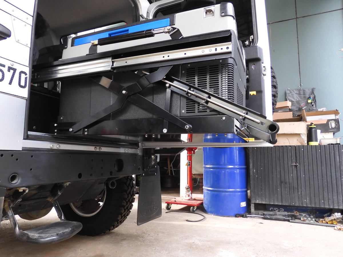 Drop Down Fridge Slide 40/60L MOTOTESTO Overland Equipment Shop