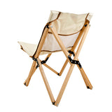 Camping Bamboo Canvas Chair