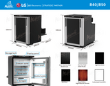 LG Alpicool R50 Compressor Refrigerator 12 Volt DC 50L