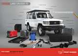 FRONT RUNNER Toyota Land Cruiser 70 Slimline II Roof Rack Kit