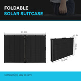 RENOGY 200 Watt 12 Volt Monocrystalline Foldable Solar Suitcase