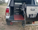 Quick Pitch Drop Down Fridge Slide with Table