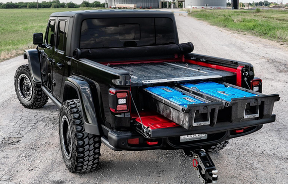 Decked Drawer System with Accessories - MJ1 Jeep Gladiator 5'3